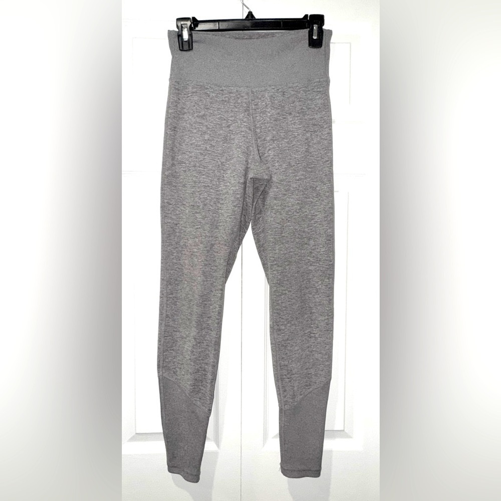 Zobha Leggings Women's Medium Heather Gray High-Waisted Pull On Activewear. GUC